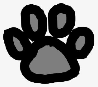 Tiger Dog Black Panther Paw Clip Art - Monkey Paw Drawing Easy, HD Png Download, Free Download