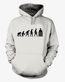 Evolution Of Man Builder Hoodie - Evolution Of Trades Electrician, HD Png Download, Free Download