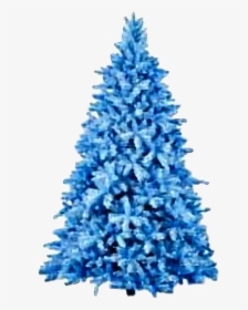 #blue #tree #christmas #christmastree #freetoedit - Blue Christmas Tree, HD Png Download, Free Download
