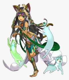 Puzzle And Dragon Reincarnated Bastet, HD Png Download, Free Download
