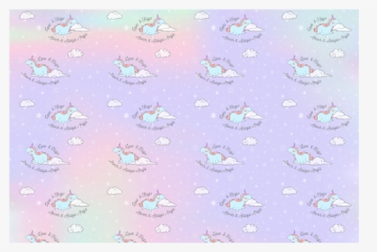 Unicorn In The Clouds Wrapping Paper - Screen, HD Png Download, Free Download