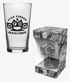 Knuckle Logo Beer Glass - Five Finger Death Punch Knuckle Logo 5fdp Drinking, HD Png Download, Free Download