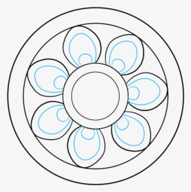 How To Draw Beginner Mandala - Circle, HD Png Download, Free Download