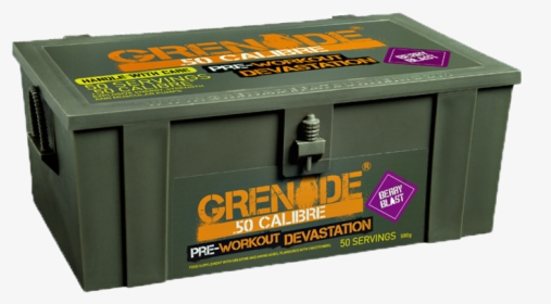 50 Calibre Pre-workout - Grenade 50 Calibre, HD Png Download, Free Download