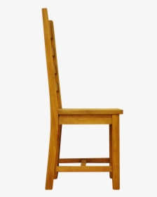Ladder Back Chair Png Picture - Wood Chair Png Side, Transparent Png, Free Download
