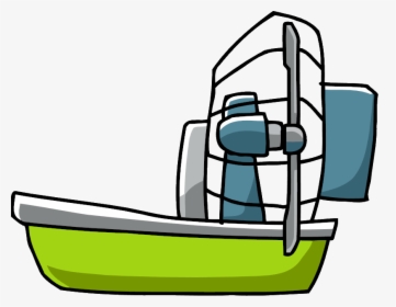 Clipart Boat Water Transport - Air Boat Clip Art, HD Png Download, Free Download