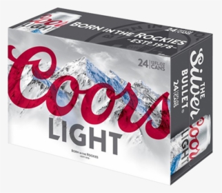 Coors Light 24-pack Cans - Coors Light 24 Pack, HD Png Download, Free Download