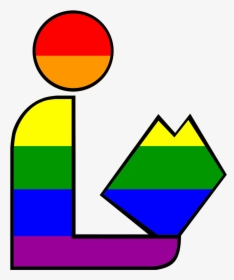 Gay Pride Rainbow Library Logo - Homosexual Logo, HD Png Download, Free Download