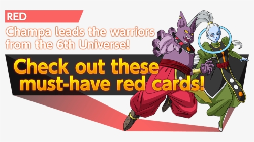 Champa Leads The Warriors From The 6th Universe - Cartoon, HD Png Download, Free Download