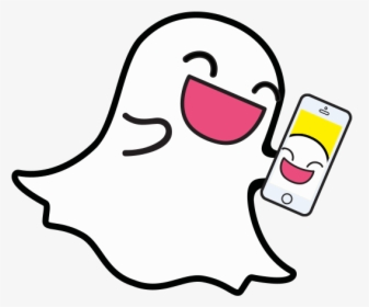 Snapchat Clipart Snapchat Ghost - Transparent Snapchat Ghost Icon, HD Png Download, Free Download