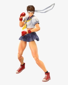 Sakura Street Fighter Action Figure, HD Png Download, Free Download