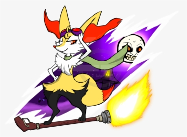 A Witchy Braixen  pokemon © Nintendo, Game Freak, Pokemon - Cartoon, HD Png Download, Free Download