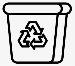 Recycling - White Recycle Bin Icon, HD Png Download, Free Download