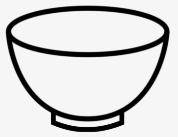Plate Cliparts Black - Bowl Black And White, HD Png Download, Free Download