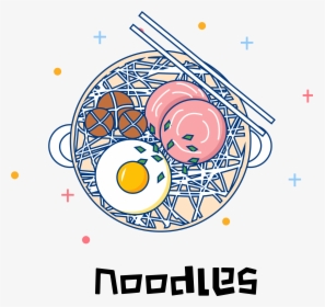 Noodle Soup Noodles Food Lunch Png And Vector Image - Snack And Drink Cartoon Png, Transparent Png, Free Download