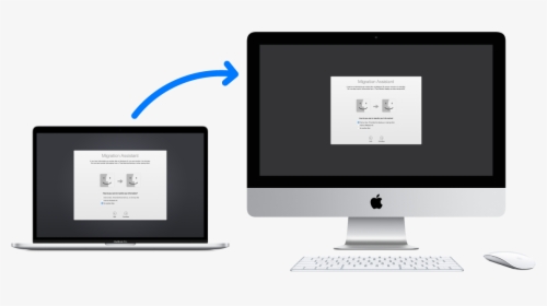 A Macbook Displaying The Migration Assistant Screen, - Imac 27, HD Png Download, Free Download