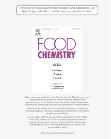 Food Chemistry, HD Png Download, Free Download