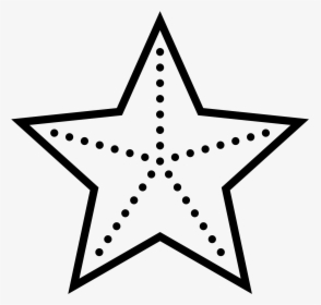 A Star Has Five Pointed Sides Which Are Basically Mini - Clipart Outline Star, HD Png Download, Free Download