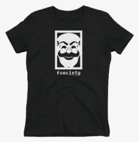 Robot Fsociety Women"s Short Sleeve T Shirt"  Title="mr - Fsociety T Shirt, HD Png Download, Free Download