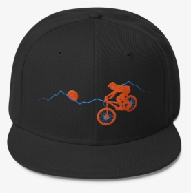 Mtb Snap Back Cap Orange Logo Snarky - Baseball Cap, HD Png Download, Free Download