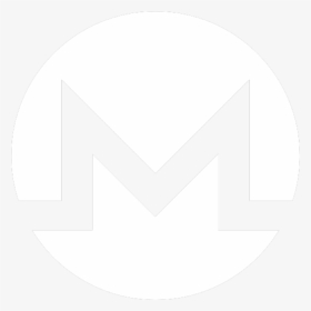 Monero Logo Black And White, HD Png Download, Free Download