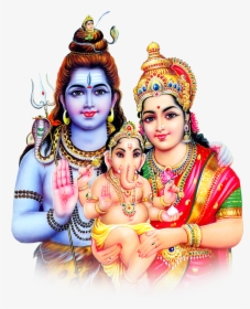 Hindu Gods Png - Shiva Parvathi Images Png, Transparent Png, Free Download