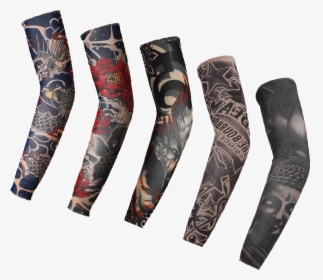 Ice Silk Sleeves Men And Women Sun Tattoo Tattoo Arm - Arm Tattoo Png Hd, Transparent Png, Free Download