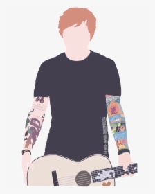 Ed Sheeran Drawing Transparent Tattoos Guitar Pls Like - Ed Sheeran Png Draw, Png Download, Free Download