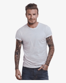 David Beckham Tattoos Clip Arts - David Beckham White Shirt, HD Png Download, Free Download