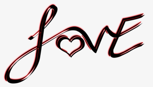 Love, Text, Valentines, Word, Heart, Romance, Letter - Love Text Png Hd, Transparent Png, Free Download