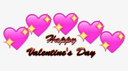 Happy Valentines Day Png Free Download - Heart Emoji Png, Transparent Png, Free Download