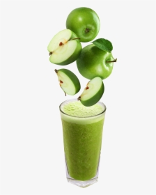Juice Png Transparent - Green Apple Fresh Juice, Png Download, Free Download