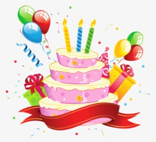 Happy Birthday Party Cake Clip Arts - Torta Di Compleanno Disegno, HD Png Download, Free Download