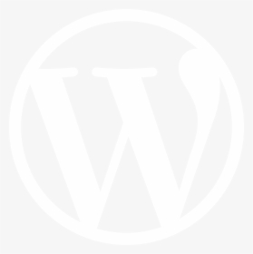 Wordpress Logo Png White, Transparent Png, Free Download