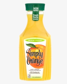 Simply Orange Juice Medium Pulp, HD Png Download, Free Download