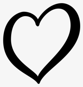 Heart Png Outline Black Clipart Image - Outline Black Heart Png, Transparent Png, Free Download