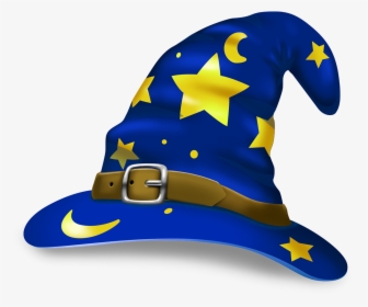 Wizard Clipart Cap - Transparent Wizard Hat Png, Png Download, Free Download