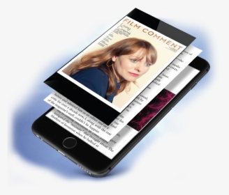 Use Our New App To Read Film Comment With Your Smartphone - Mobile Phone, HD Png Download, Free Download