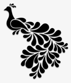 Silhouette Clipart Peacock - Home Wall Art Design, HD Png Download, Free Download