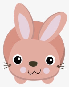 Bunny, Cartoon, Rabbit - Transparent Background Bunny Clipart, HD Png Download, Free Download