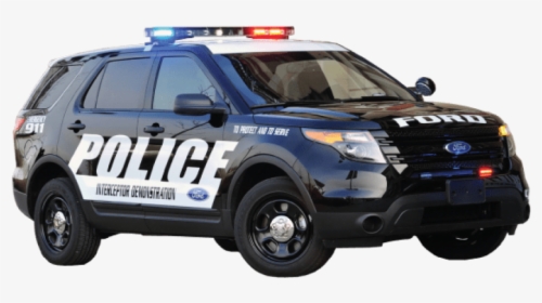 Police Car Transparent - Ford Cop Car, HD Png Download, Free Download