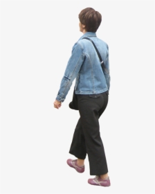 Clip Art Girl Walking Away - Person Walking Away Png, Transparent Png, Free Download