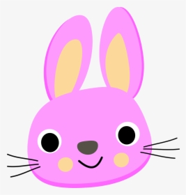 Bunny, Cartoon, Rabbit - Rabbit Face Cartoon Png, Transparent Png, Free Download