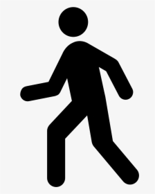 Clip Art Walk Sign Clipart - Clipart Man Walking Png, Transparent Png, Free Download