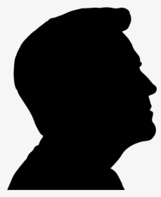 Silhouette Royalty-free Clip Art - Man Side Profile Silhouette, HD Png Download, Free Download