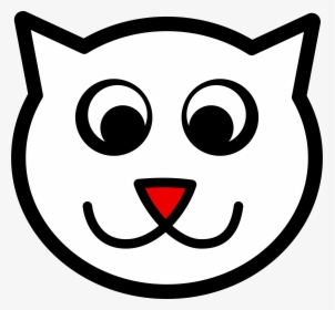 Transparent Grumpy Cat Clipart - Happy Cat Face Drawing, HD Png Download, Free Download