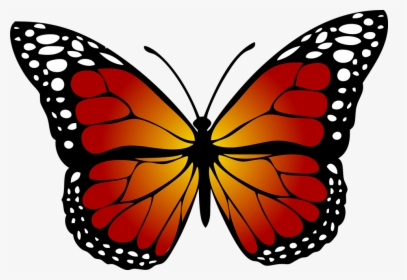 Butterfly, Monarch, Abstract, Artistic, Line, Art - Monarch Butterfly Clipart, HD Png Download, Free Download