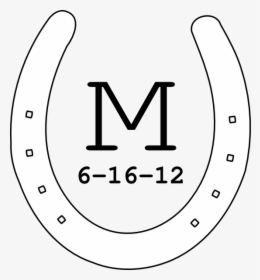 Svg Royalty Free Download Horseshoe Clipart Black And - Colts Logo White Png, Transparent Png, Free Download