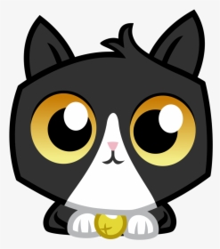 Vector Cats Simple - Cartoon Cat Head Transparent Background, HD Png Download, Free Download
