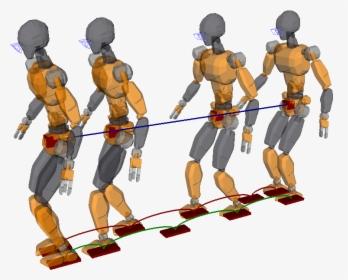 Now The Legged Robot Swings Its Feet Properly Between - Cartoon, HD Png Download, Free Download